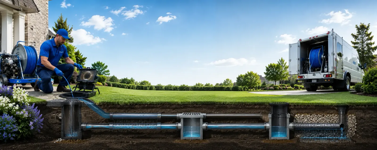 Outdoor drain cleaning information for Keyport, WA
